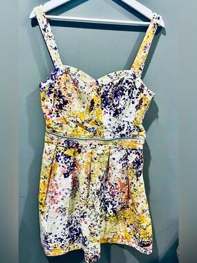 Paint-Splash Convertible 3 in 1 Sundress by Guess Size 10